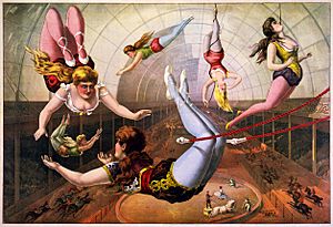 Archivo:Trapeze Artists in Circus