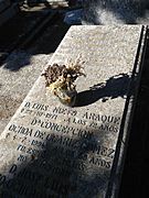Tumba de Luis Simarro, cementerio civil de Madrid