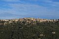 Vue du village de Saint-Cézaire-sur-Siagne depuis la route de Saint-Cézaire de Callian