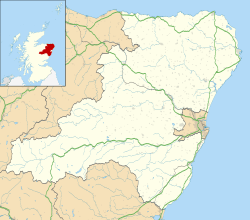 Blackburn ubicada en Aberdeenshire
