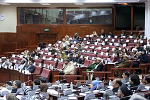 Archivo:Afghan parliament in 2006
