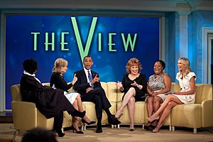 Archivo:Barack Obama guests on The View