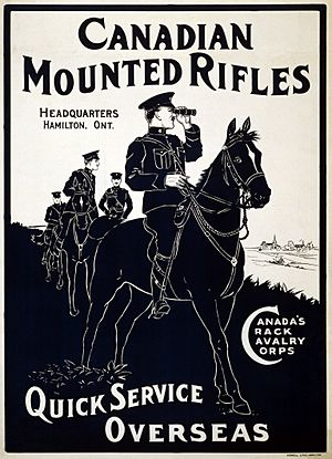 Archivo:Canadian Mounted Rifles poster