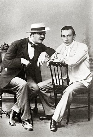 Archivo:Chaliapin and Rachmaninoff
