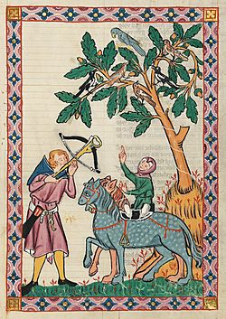 Archivo:Codex Manesse 396r Kol von Nüssen