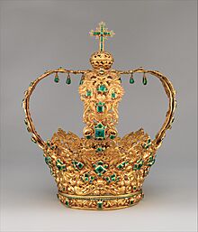 Crown of the Virgin of the Immaculate Conception, known as the Crown of the Andes MET DP365520.jpg