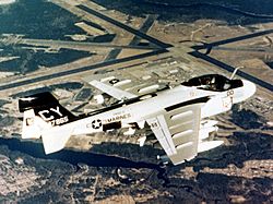 Archivo:EA-6A Intruder over Cherry Point crop