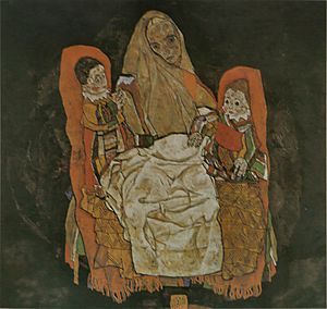 Archivo:Egon Schiele - Mère avec deux enfants
