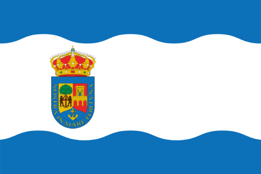 Flag of Marin, Pontevedra