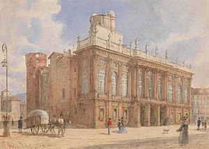 Archivo:Franz Alt Castello Reale in Turin 1845