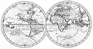 Archivo:Hessel Gerritsz - Worldmap of 1612 including the discovery of La Austrialia del Espiritu Santo by Pedro Fernandes de Queirós