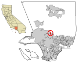 LA County Incorporated Areas La Crescenta Montrose highlighted.svg