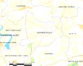 Map commune FR insee code 53160
