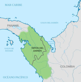 Map of Darién Gap-es.svg