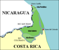 Mapa de Islas Calero, Brava y Portillos, Costa Rica