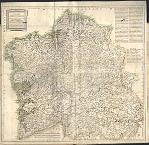 Archivo:Mapa geográfico del Reyno de Galicia 1784
