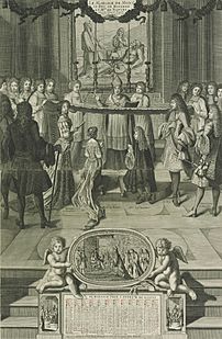 Archivo:Marriage of the Duke of Bourbon to Mademoiselle de Nantes, 1685
