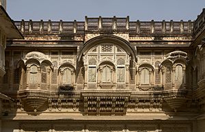 Archivo:Mehrangarh Fort 5, Jodhpur, Rajasthan, India