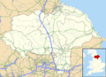 North Yorkshire UK location map (1974-2023)