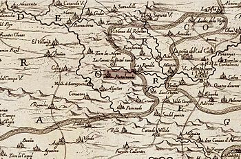 Archivo:Portalrubio en el mapa de Labaña (1619)
