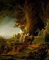 Rembrandt van Rijn - Christ and St Mary Magdalen at the Tomb - Google Art Project