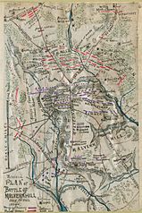 Archivo:Revised Union battleplan for the Battle of Malvern Hill