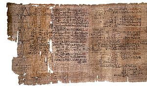 Archivo:Rhind Mathematical Papyrus