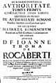 Rocaberti, Juan Tomás de – De Romani pontificis authoritate, 1691 – BEIC 14308071