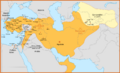 Seljuk Empire locator map-es