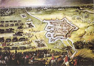 Archivo:Siege of Groenlo November 9th 1606 Snayers
