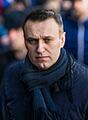 Alexei Navalny marching in 2017 (cropped 2)