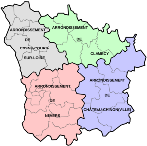Archivo:Arrondissements de la Nièvre