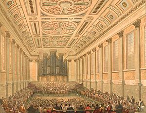 Archivo:Birmingham Town Hall interior 1845
