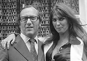Charles Schneer and Caroline Munro 1974.jpg