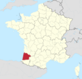 Département 40 in France 2016