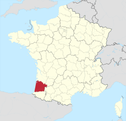 Département 40 in France 2016.svg