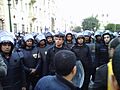 Day of Anger riot police close