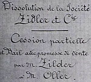 Archivo:Dissolution de la société Zidler. Cession du Moulin Rouge à Oller. 9 septembre 1892