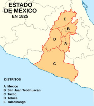 Estado de México 1825.svg