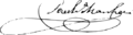 Firma de José María Marchessi