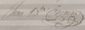 Firma de Juan Bautista Guzmán Martínez