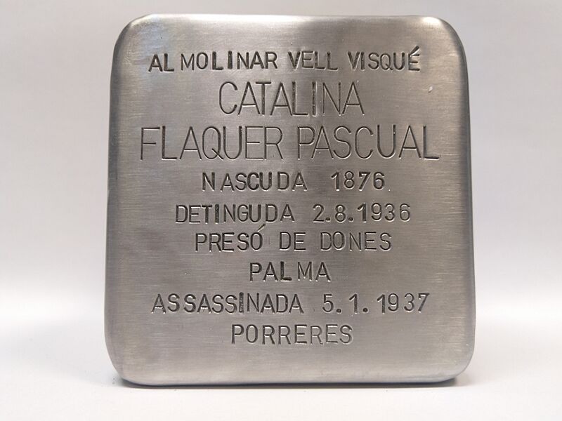 Flaquer Pascual Catalina - Stolpersteine