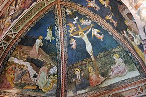 Archivo:Frescoes Battistero Siena