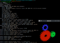 Glxinfo with glxgears screenshot