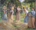 Hay Harvest at Éragny by Camille Pissarro 1901
