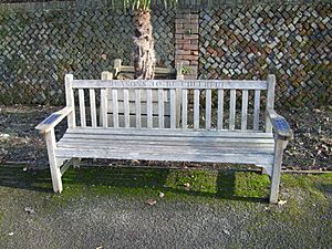 Archivo:Ian Dury Memorial Seat, Poets' Corner, Pembroke Lodge, Richmond Park - London. (5374960977)