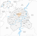 Karte Bezirk Saane Gemeindeveraenderungen 2017