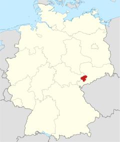 Locator map Z in Germany.svg
