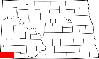 Map of North Dakota highlighting Bowman County.svg