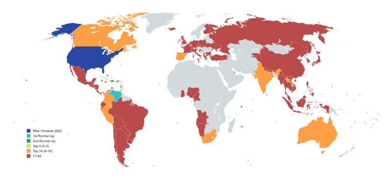 Miss Universe 2022 Results